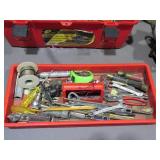 Mixed Lot of Power/Hand Tools and 100+ Feet of 3/8" Poly Braid
