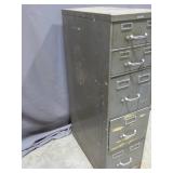 5 Drawer File Cabinet with Miscellaneous Hardware