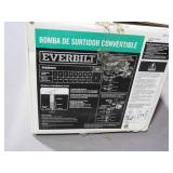 3/4 HP Cast Iron Convertible Deep Well Jet Pump