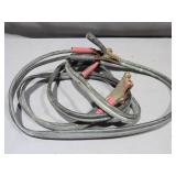 Mixed Lot of Garage Tools -  Bottle Jack, Air Tank, Jumper Cables and Extension Cords