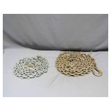 Mixed Lot of Transport Chains with Clevis Hooks