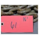 Mixed Lot of Transport Chains with Clevis Hooks