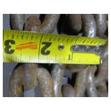Mixed Lot of Transport Chains with Clevis Hooks