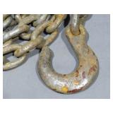 Mixed Lot of Transport Chains with Clevis Hooks