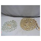 Mixed Lot of Transport Chains with Clevis Hooks