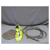 Mixed Lot of Towing Hardware - Chains/Straps