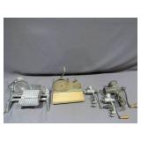 Mixed Lot of Meat Grinders and Meat Slicers
