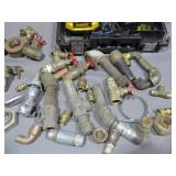 Mixed Lot of Hardware with 14.4v Dewalt Drill