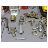 Mixed Lot of Hardware with 14.4v Dewalt Drill