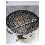 22" Weber Grill with Cast Iron Kettle