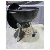 22" Weber Grill with Cast Iron Kettle