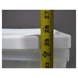 Mixed Lot of Plastic 3 Drawer Bins