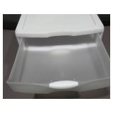 Mixed Lot of Plastic 3 Drawer Bins