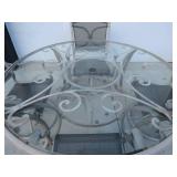 5 Piece Patio Set with Table and 4 Chairs