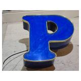 Neon 18" Letter P - Worked when removed from service