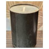 Vintage Survival Supplies by Office of Civil Defense 17 1/2 Gallon Water and Sanitary Container