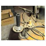 Vintage Heavy Duty Sewing Machine on Table, Motorized with Accessories