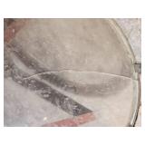 20" Ship or Submarine Window Portal with Pyrex Glass - Cracked