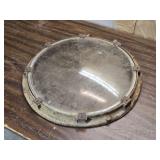 20" Ship or Submarine Window Portal with Pyrex Glass - Cracked