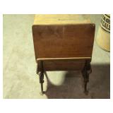 School Bench with Back Desk and Cast Decorative Cast Iron Framework