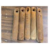 Lot of 5 Vintage Window Weights - 3 Pounders(?)