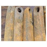 Lot of 5 Vintage Window Weights - 5 Pounders(?)