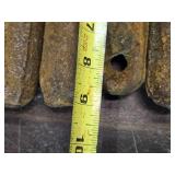 Lot of 5 Vintage Window Weights - 3 Pounders(?)
