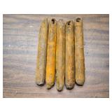Lot of 5 Vintage Window Weights - 5 Pounders(?)