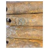 Lot of 5 Vintage Window Weights - 5 Pounders(?)