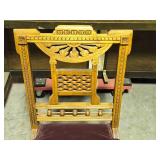 Professionally Refinished East Lake Era Victorian Side Chair with Intricate Detailing