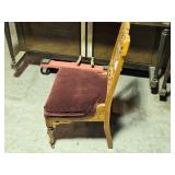Professionally Refinished East Lake Era Victorian Side Chair with Intricate Detailing