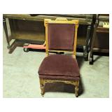 Professionally Refinished East Lake Era Carved Wood Side Chair