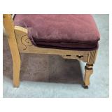 Professionally Refinished East Lake Era Carved Wood Side Chair