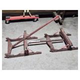 Antique Wooden Snow Sled Frame – Rustic Décor or Restoration Project
