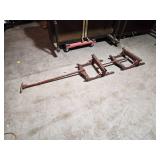 Antique Wooden Snow Sled Frame – Rustic Décor or Restoration Project