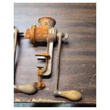Lot of 2 Vintage Climax Meat Grinders