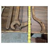 Vintage Assorted Rusty Hand Tools – Wrenches, Hacksaw, and More