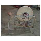 Vintage Pedal-Powered Sharpening Stone with Seat