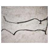 Vintage Horse Harness with Chains and Straps