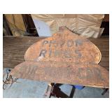 Vintage Piston Rings Advertising Sign - "For Your Car"