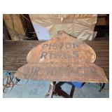 Vintage Piston Rings Advertising Sign - "For Your Car"