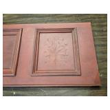 Vintage Organ or Piano Panel with Intricate Carving