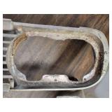 Vintage Pair of Chrome Automotive Grille Inserts