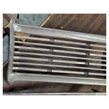 Vintage Pair of Chrome Automotive Grille Inserts