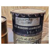 Vintage Lubriplate Super-Lubrication Barrell and Another Barrell