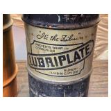 Vintage Lubriplate Super-Lubrication Barrell and Another Barrell