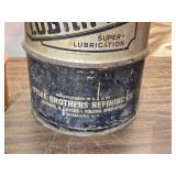 Vintage Lubriplate Super-Lubrication Barrell and Another Barrell