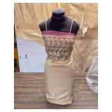 24" Tall Mannequin Form with Dress