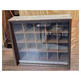 21 x 25 Display Cabinet with Small Cubbies