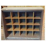 21 x 25 Display Cabinet with Small Cubbies
